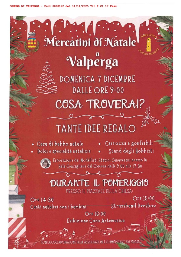 Locandina Mercatino di Natale 2025